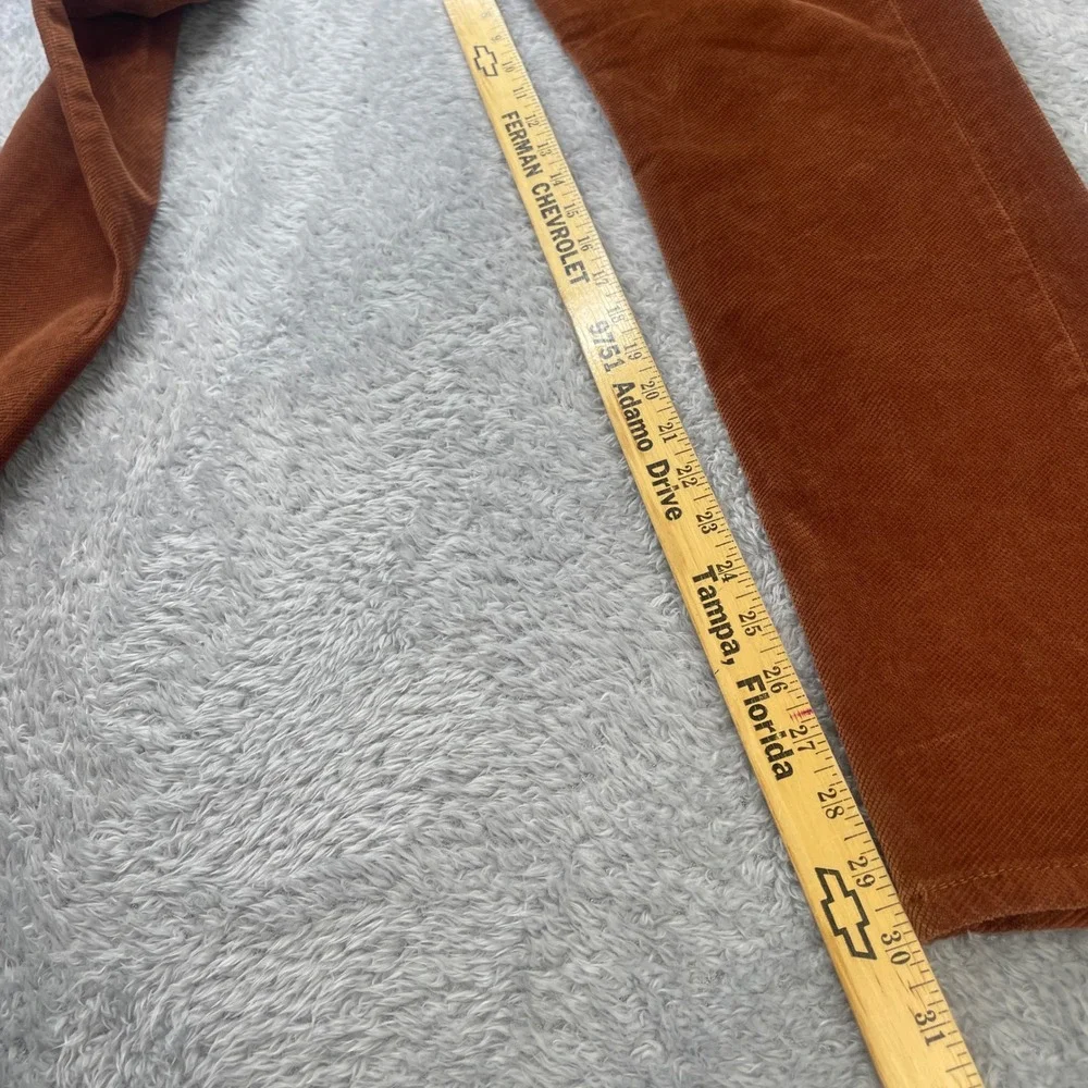 Levi's 511 Corduroy Pants Men‎ 33x32 Rust Slim Fit 2 Way Stretch